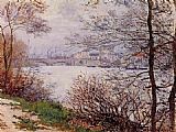 The Banks of the Seine Ile de la Grande Jatte by Claude Monet